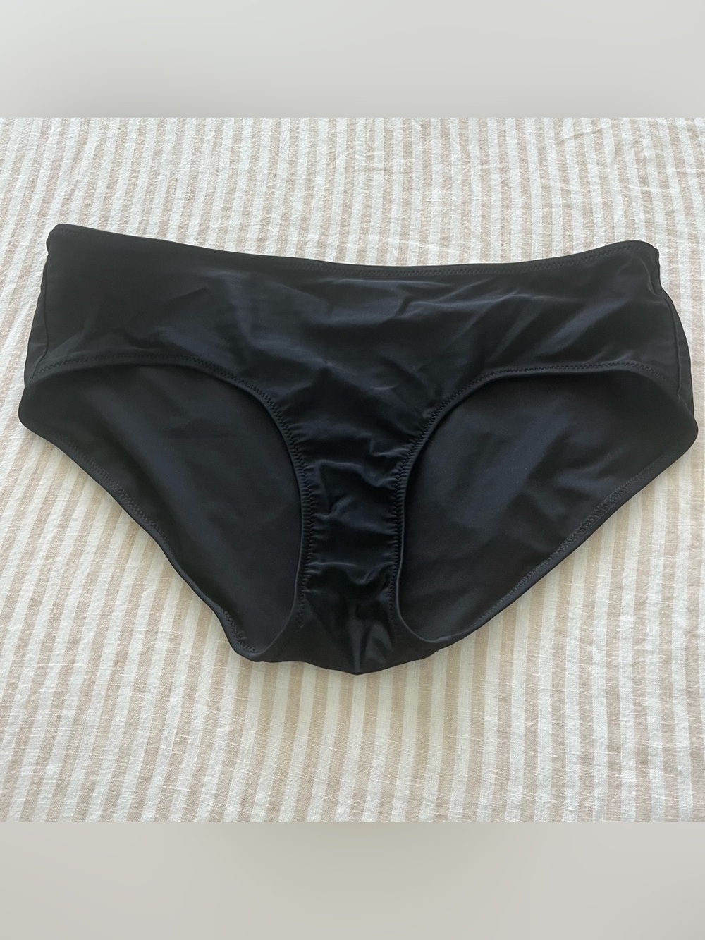 NWOT aerie Black Hipster Bikini Swimsuit Swim Bottom - Classic Coverage